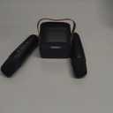 Mini Karaoke Machine with 2 Wireless Microphones for Kids Adults, Portable Bluetooth Speaker, 2025 Top Christmas Birthday Gift for Boys Girls 3, 4, 5, 6, 7, 8, 9, 10, 12+ Years Old Toddler (Black)