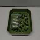 UPSKY Slow Feeder Dog Bowl, 2-in-1 Raised Dog Bowl with Anti-Choking Maze Puzzle, 2-6 Cups Pet Food for Small & Medium Breeds, Interactive Pet Feeder to Slow Eating, Reduce Boredom Deep Green