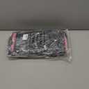 Sanwuta 3 Pack Tool Bag for Men with Waterproof Hard Bottom, Heavy Duty Tool Bag Wide Mouth Tote for Various Instrument, Electrician Carpenter Mechanic(Red, Pink, Light Purple,13 Inch,Classic)