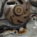 IRONTREE AW6348 Water Pump Kit with Gasket (W/Double-Row Sprocket) for 11-19 Ford Explorer Edge Taurus Fusion Flex, 11-19 Lincoln MKX MKT Continental MKS MKZ, 11-15 MAZDA 6 CX-9, 3.5L 3.7L, AA5Z8501C