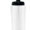 50 Strong 1 Liter Water Bottle with Straw – 1-Pack Easy-Squeeze Sports Bottles with Long Straw & Built-In Finger Grip – BPA-Free – Made in USA – Ideal for Hockey, Football, Lacrosse & Boxing