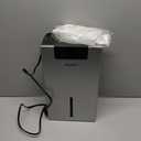 Dehumidifier, 98OZ Dehumidifiers for Home(1000sq.ft), Humidity Display Dehumidifier for Basement Bathroom Bedroom, Auto Shut Off, Washable Filter, Drain Hose, Timer, 7 Ambient Lights, Gray