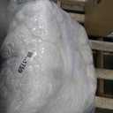 MAXYOYO Giant Bean Bag Chair for Adults, Stuffed Shell-Shaped Large Bean Bag Couch, Cozy Living Room Chair with Filler, Floor Sofa Lazy Sofa for Bedroom Living Room, Beige