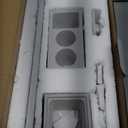 Bathroom Accessory Set Grey, Diatomite, Bathroom Accessories Countertop Complete with Electric Toothbrush Holders, Soap Dish Set