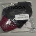 Women's Sexy Sports Briefs Ruched Butt Lifting Panties Half Back Soft Active Yoga Underwear 3 Pack (Medium, Black/White/ Red)