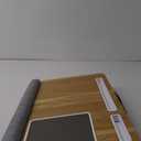 HUANUO Lap Desk - Fits up to 17 inches Laptop Desk, Built in Mouse Pad & Wrist Pad for Notebook, Laptop, Tablet, Laptop Stand with Tablet, Pen & Phone Holder (Wood Grain)