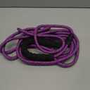 MayPaw Heavy Duty Rope Dog Leash, Long Dog Leash Nylon Pet Lead, Soft Padded Handle Thick Lead Leashes for Large Medium Dogs Training (15ft * 1/2", Purple)