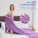 Topcee Cooling Blanket, Summer Cooling Blankets for Hot Sleepers, Arc-Chill Q-Max>0.5 Cool Fiber, Oeko-TEX 100% Certified, Soft, Breathable, Double-Side Bed Throw,Keep Cool for Adults Kids 90"x90"