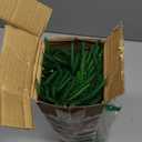 12 Pcs Christmas Norfolk Pine Branches with Branch Lights  18" Norfolk Pine Artificial Xmas Branches with Pine Cones, Norfolk Pine Stems for DIY Crafts Garland Wreath Xmas Indoor Outdoor Home Decor