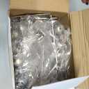 8 Pack Christmas Jingle Bell Stocking Holders 7" Silver Christmas Stocking Hanger for Mantle Metal Shelf Fireplace Garland Stocking Hooks with Grips for Rustic Holiday Decoration