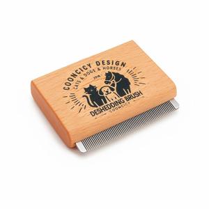 Deshedding Brush for Cats,Rabbits,Pets with Wood Handle Cat Deshedding & Deshedder Comb Tool for Detangling and Removing Excess Fur Shedding Brush for Cat Hair Control