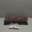 powoq Door Sill Protector Compatible with 2019-2025 Chevy Silverado GMC Sierra 1500 TPE Car Door Protector 4Pcs Car Sill Guard Replacement for 2019-2025 Chevy Silverado Accessories