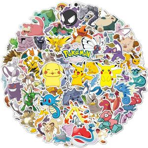 100 PCS Pokemon Cute Stickers for Gifts, Waterproof Sticker for Phone, Laptop, Water Bottles, Hydro Flask, Stickers for Kids, Toddlers, Vinyl