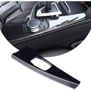 Multimedia Panel Cover for BMW 3 4 Series, Carbon Fiber Interior Trim Multimedia Panel Cover for F30 F34 F33 F36