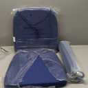Chair Cushions for Dining Chairs Set of 4, Non Slip Kitchen Chair Pads, 17" x 16" x 2", Indoor Dining Chair Cushions with Ties, Seat Cushion for Kitchen Chairs, Chair Pads, Navy Blue