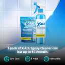 X-ALL Multi-Purpose Cleaner - Spray Bottle and 5x Cleaning Tablets - Cleaner for Oven, Kitchen & Floor surfaces, and Removes Grease and Grime