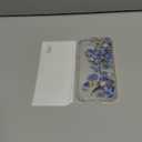 GVIEWIN for Google Pixel 9a Case, [Screen Protector] [Military Grade Protection] Clear Floral Slim Shockproof Protective Women Phone Case Cover for Pixel 9a (Aconite/Blue)