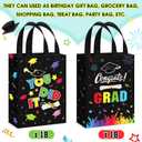 Sweetude 36 Pcs 2026 Graduation Gift Bags with Handles Reusable Congrats Grad Tote Bags for College Graduation Party Supplies