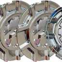 Chrome Wheel Center Hub Cap 22871243 for Silverado1500 High Country 10 Spoke 20 Rim 2014-2018 CV243 4Pcs