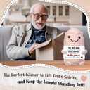 Funny Dad Gifts from Daughter Son - Emotional Support Crochet Wiener - Birthday Gag Gifts for Dad Who Wants Nothing, Funny Gag Gift for Men Birthday, White Elephant Gift Ideas (Blush  Fun Humor)