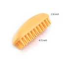 2 x Silicone Dog Grooming Brush Pet Shampoo Bath Brush Anti Skid Soothing Massage Rubber Comb Bath Dog Brush