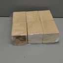 Cregugua 6 Pack Wood Pen hlolder Unfinished Wooden Pencil Holder for Homemade DIY Crafts (3"x3"x4")