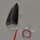 Thenice for 11th Gen Civic Accessories Antenna Topper Car Shark Fin Cover Exterior Decoration Compatible with Honda Civic 2022 2023 2024 2025 2026 -Glossy Black