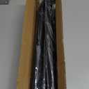 Black Shower Curtain Rod 31 to 80 Inch,1 Inch Diameter Adjustable Spring Tension Stainless Steel Telescoping Rod, Easy Install, No Rust