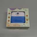 Kids Camera Instant Print for Christmas Birthday Gifts Age 4-12,Front Rear Dual Selfie Camera with 1080P Videos Toddler Portable Travel Toy 6 7 8 9 Year Old Boys Girls-Blue