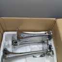 FARBIN Air Horn 12/24V Heavy Duty Triple Trumpets Chrome Train Horn Truck | 12/24 volt, 178dB, for bus/truck/train and heavy duty vehicles