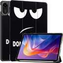 Smart Case for Xiaomi Redmi Pad 2 11 Inch 2025 Case, Ratesell Lightweight Trifold Stand Smart Case Cover with Auto Wake/Sleep for Xiaomi Redmi Pad 2 11 Inch Don't Touch Me