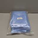 Obstal 50 PCS Satin Chair Sashes Bows for Wedding Reception- Universal Chair Cover Back Tie Supplies for Banquet, Party, Hotel Event Decorations (Light Blue)