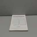 4 PACK Magnetic Dry Erase Board Sheet for Fridge, 12"x8" Erasable Refrigerator WhiteBoard w/ 6 Markers & 1 Eraser- Smooth and Flexible Small Magnet Blank Notepad for Home Kitchen Organizer and Planner