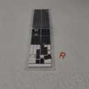 Womier Low Profile Keycaps for Mechanical Keyboard, Black Shine Through Keycaps, PBT Keyboard Key caps 60% 65% 75% 96% 100% for Cherry Gateron MX Switches, Black Backlight