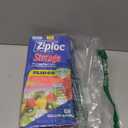 Ziploc Gallon Food Storage Slider Bags, Durable, 68 Count
