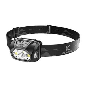 klarus HM1 IPX6 Waterproof Rechargeable Headlamp with Motion Sensor, 70 Hours Long Battery Life, Full Charge in 2.5 Hours, 440 Lumens Consistent Output, Shock and Drop Resistant