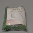 10x10ft Olive Green Tulle Backdrop Curtain with Lights String for Parites, Sheer Photo Backdrop Curtains for Wedding Baby Shower Birthday Party St. Patrick's Day Photo Shoot Background Decorations