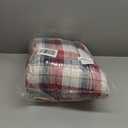 Nautica - Full/Queen Quilt Set, Super Soft Reversible Bedding with Matching Shams, Plaid Home Decor (Rosedale Red, Full/Queen)