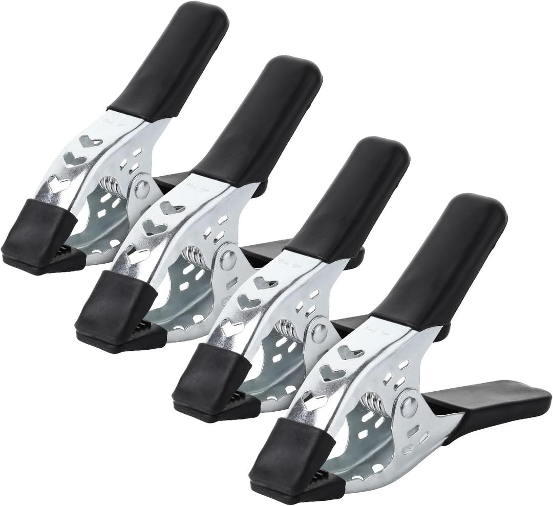 Mr. Pen- 4 Pack 6 Inch Metal Clamps, Spring Clips, Heavy Duty