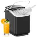 Ice Maker Machine Countertop with Handle 9 Cubes in 6~8 Mins 26Lbs Daily Basket