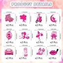 2 x 48 Pcs Barbie Cupcake Toppers Princess Cupcake Toppers Barbie Cake Decorations Barbie Birthday Party Decorations Barbie Decorations Birthday Girl