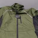 Bikewa Men's Winter Cycling Jackets Thermal Warm Water Resistant Bike Running Windproof Jacket (X-Large, Army Green/Black)