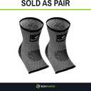Benmarck Achilles Tendon Support Brace, Plantar Fasciitis Sock, Ankle Compression Sleeve For Running, Tendonitis and Flat Feet Relief