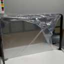 Modern 36 in. W x 24 in. H Rectangle Black Framed Bathroom Vanity Mirror Wall Mirror with Rounded Corners