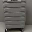 20 inch carry on luggage 22x14x9 Airline Approved, Grey