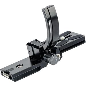 Fotopro Camera Vertical Bracket, Tripod Mount Ring Lens Mount, Rotatable Collar Mount Plate for DSLR SLR, Fits Plate for Arca Type, Supporting 64.8mm Lens Horizontal and Vertical Shooting (X-RO75 Grey)