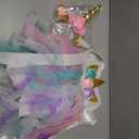 ZeroStage Light Up Unicorn Dress for Girls Halloween Costume Birthday Decorations Princess Outfits Gifts Party LED Tutu 4T