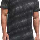 VEIISAR Men's Crew Neck T Shirt - Fitted Elastic Tees Fresh Print Tshirts - Pattern & Color 20+ (XXL)