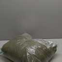 Bedsure Gentlesoft 100% Cotton Blanket Queen Size for Bed - Breathable and Soft for Spring Summer, Thick Cozy Waffle Weave Blanket Gifts for Women, Olive Green, 90x90 Inches