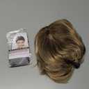 Kaneles Short Blonde Wigs for White Women Natural Layered Fluffy Wavy Full Synthetic Wigs(Dark Roots)